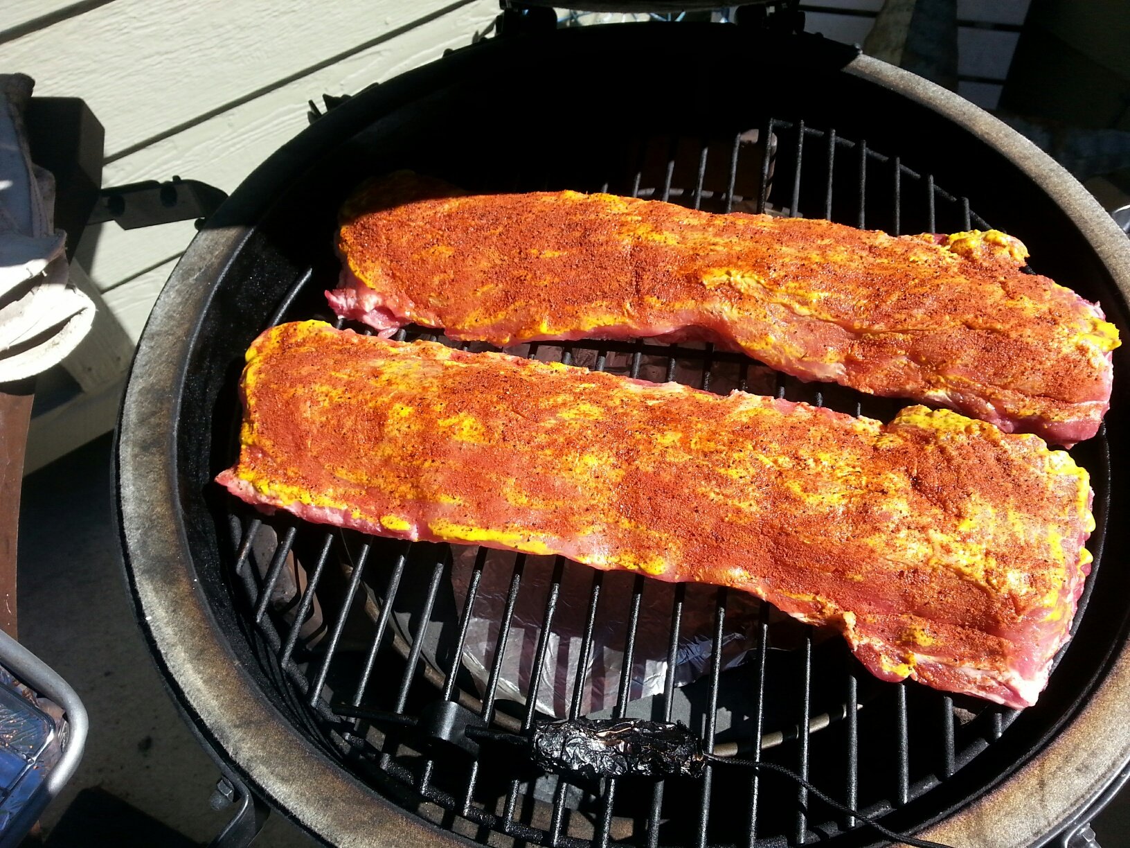 First Time Ribs (w/pics) — Big Green Egg Forum