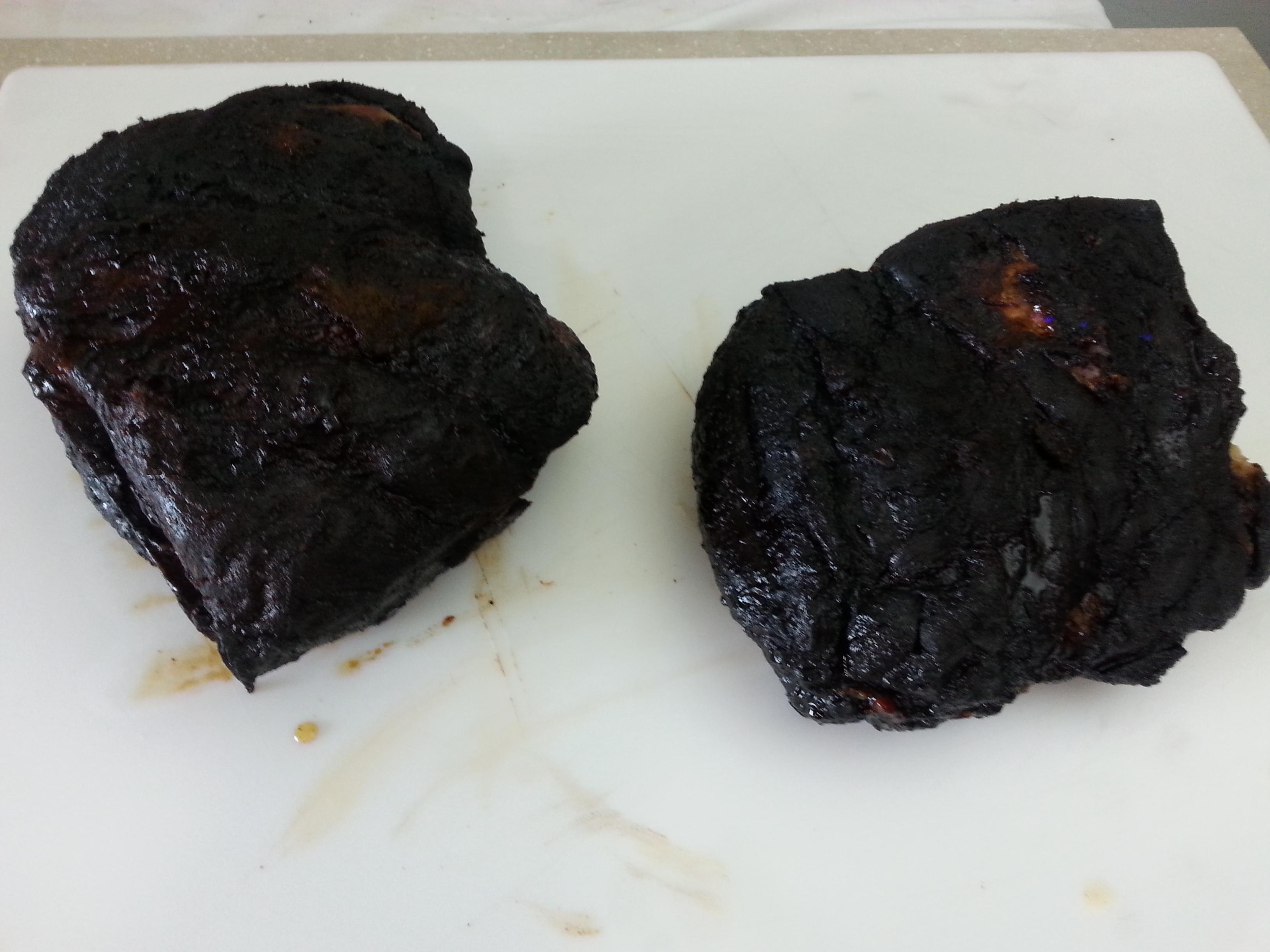 Brine vs No Brine Butt to Butt Taste Test — Big Green Egg Forum