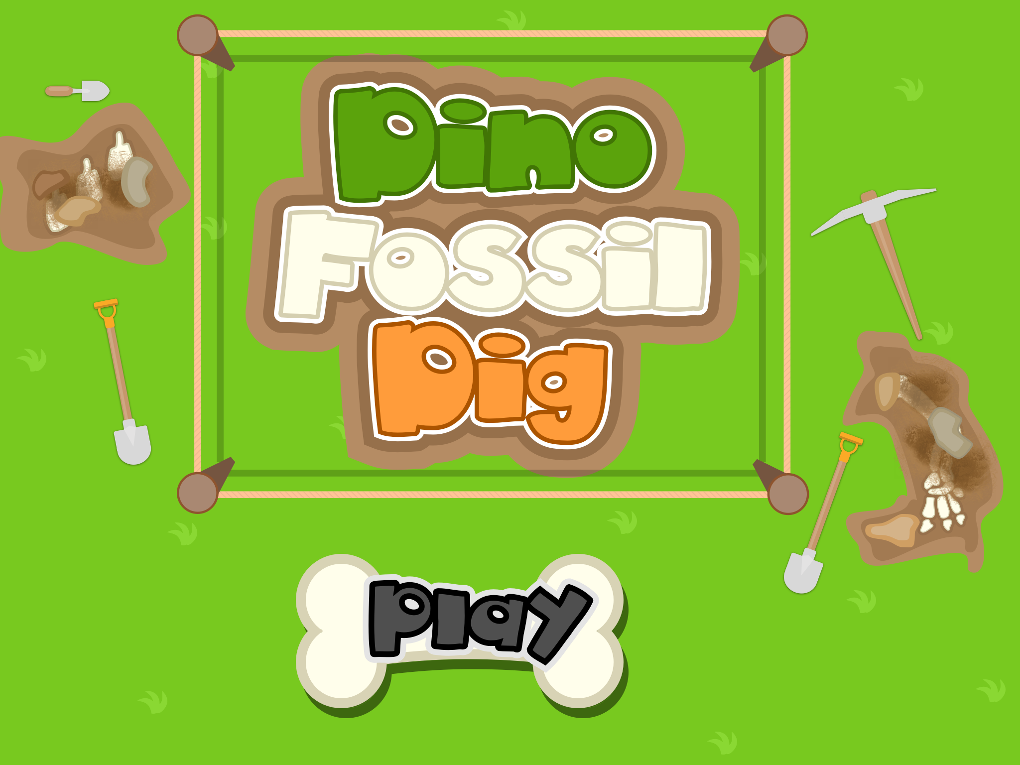 dino dig fossil game