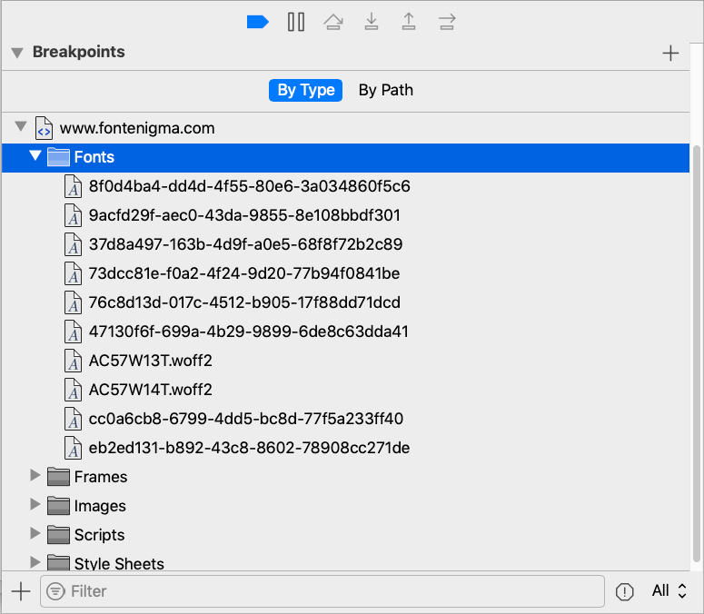 Obfuscating font paths in FontEnigma