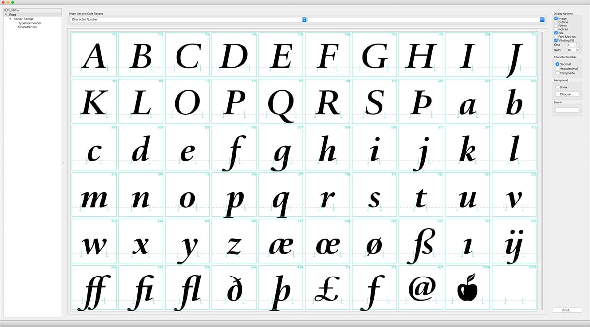 DTL Remus Display Bold lowercase