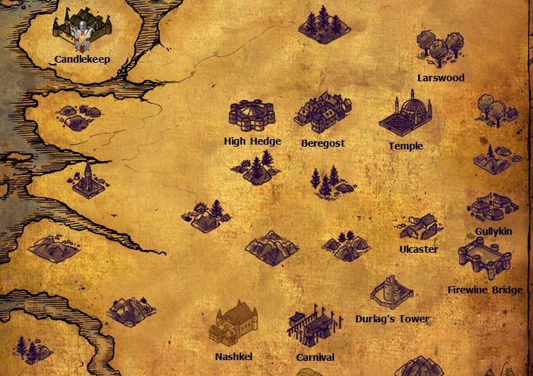 Baldur s Gate Enhanced Edition World Map