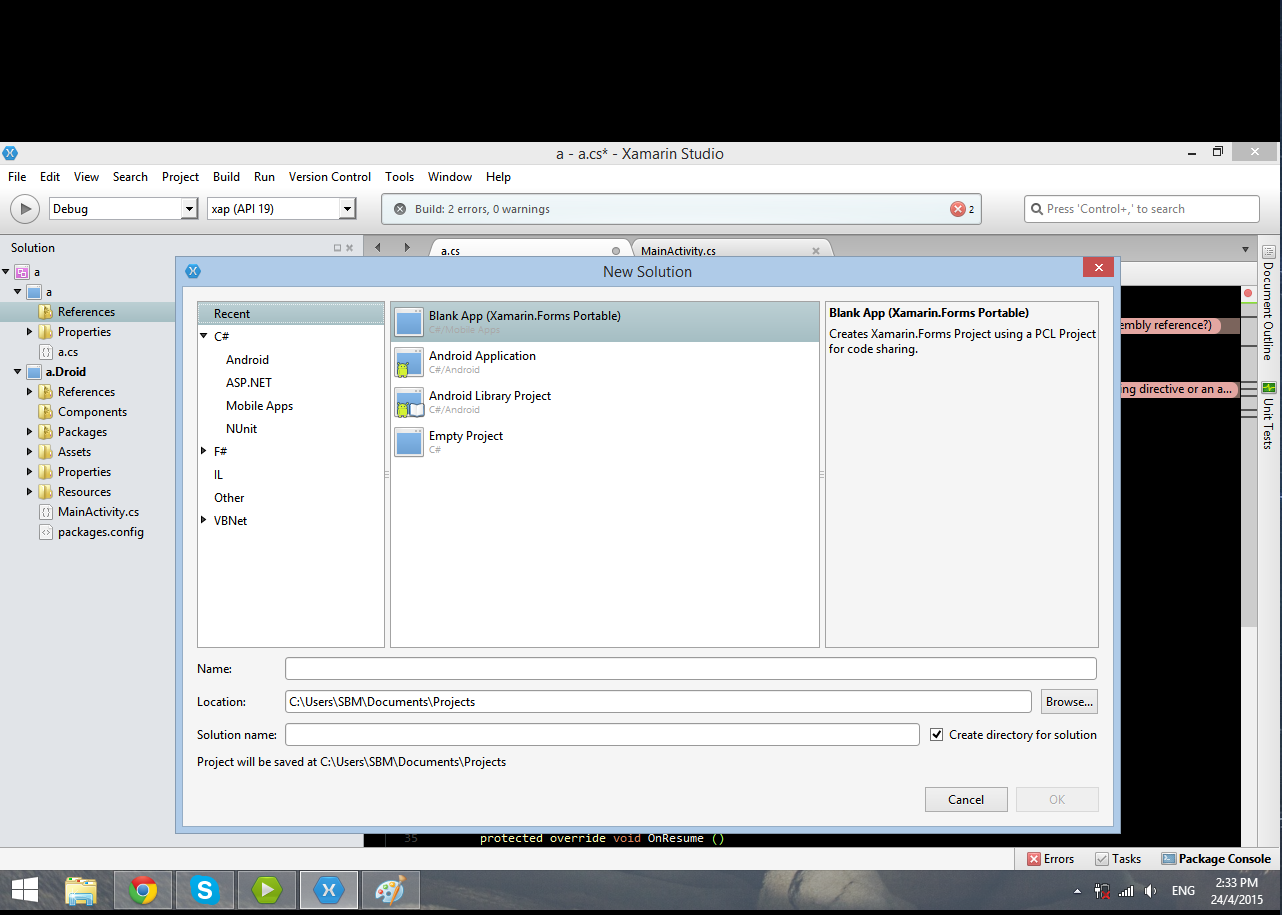 Xamarin Layout Resource Could Not Be Found | could not add xamarin forms the type or namespace name Xamarin Layout Resource Could Not Be Found | could not add xamarin forms the type or namespace name