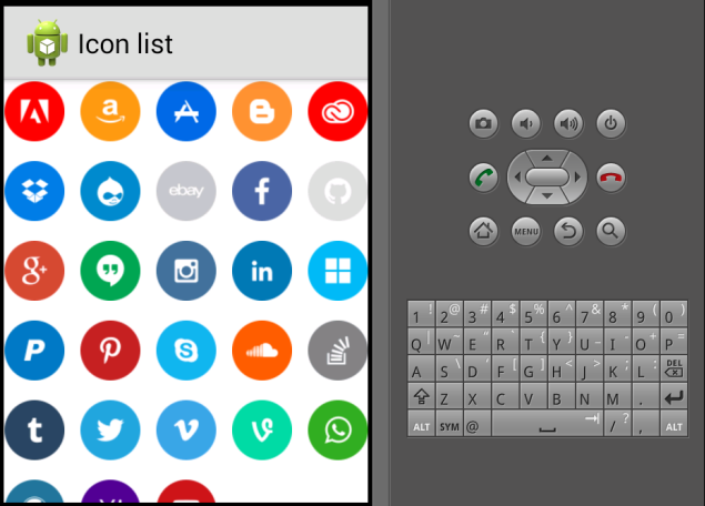 Icons With Name In Gridview Xamarin Community Forums