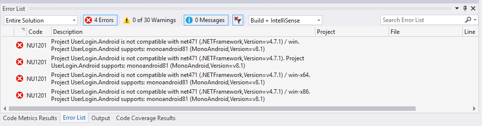 pdf not compatible with monoandroid81 monoandroid version v8.1
