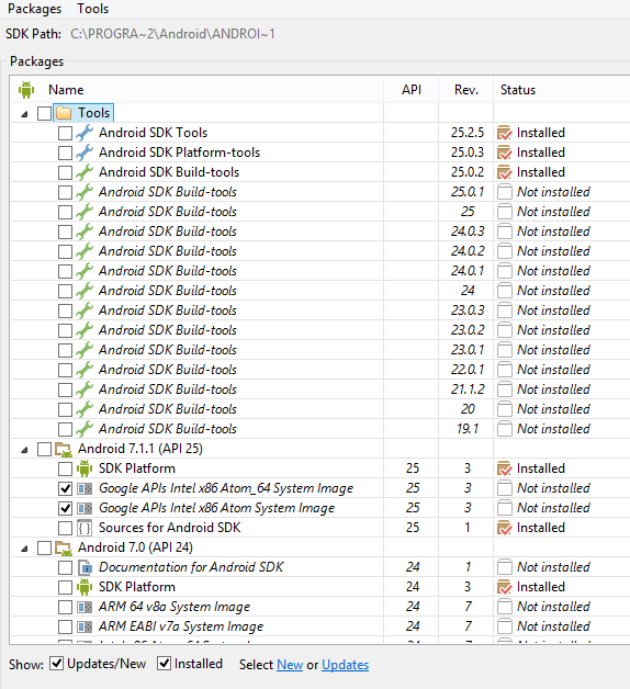 Error The Installed Android Sdk Is Too Old Version 25 1 3 Or Newer Is Required Xamarin Community Forums