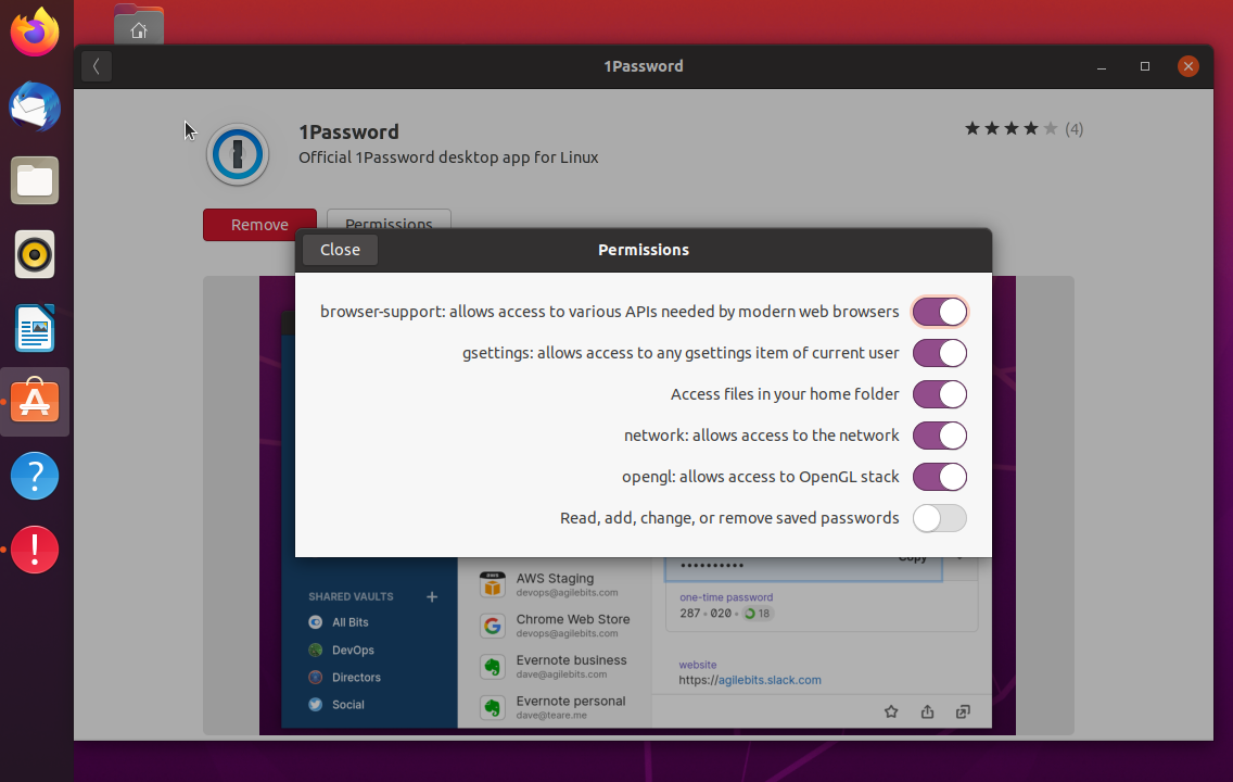 1password linux mint