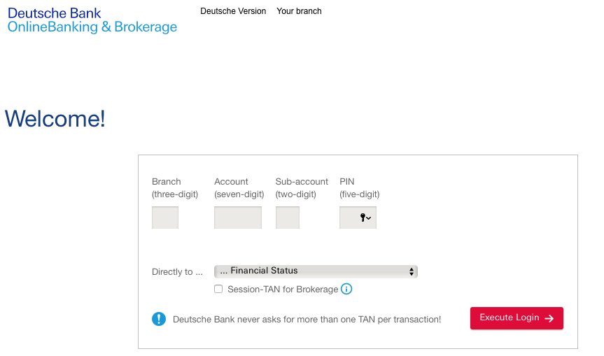 Deutsche Bank Online And Brokerage