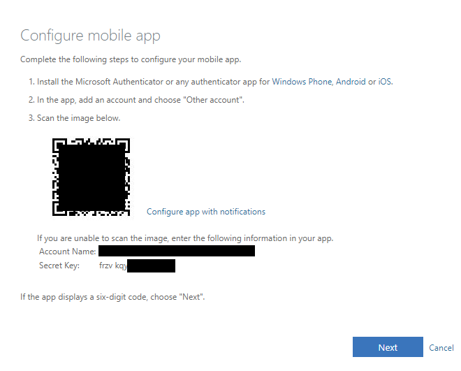 office 365 2fa setup