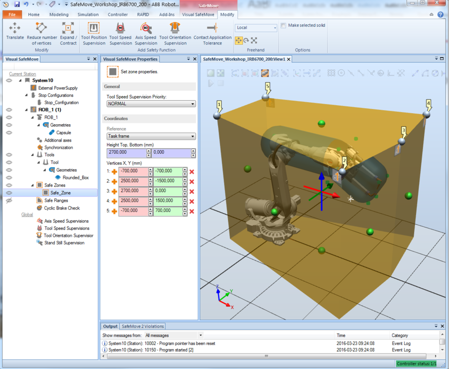 SafeZone Monitoring ABB Robotics User Forums
