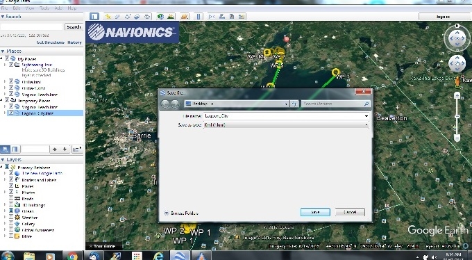 expertgps export data to navionics map