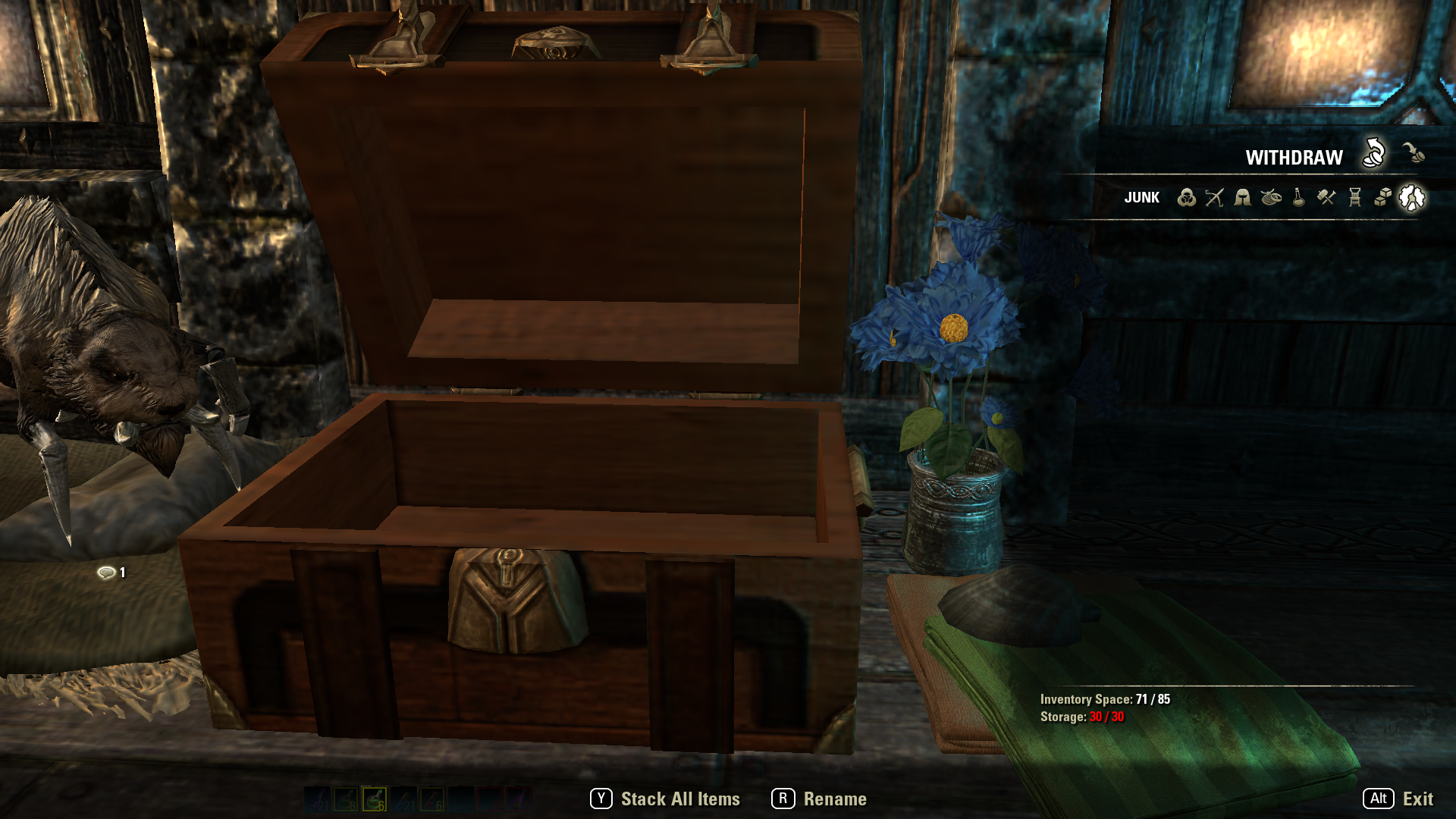 DAE Bling their Open Home Storage Chest Screen? — Elder Scrolls Online