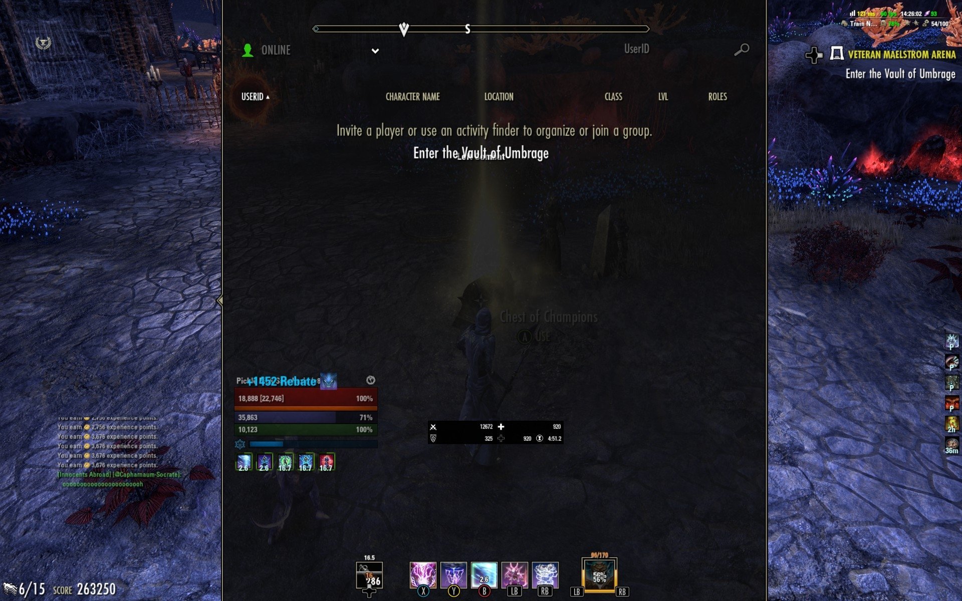 New vMA Gamepad bug — Elder Scrolls Online