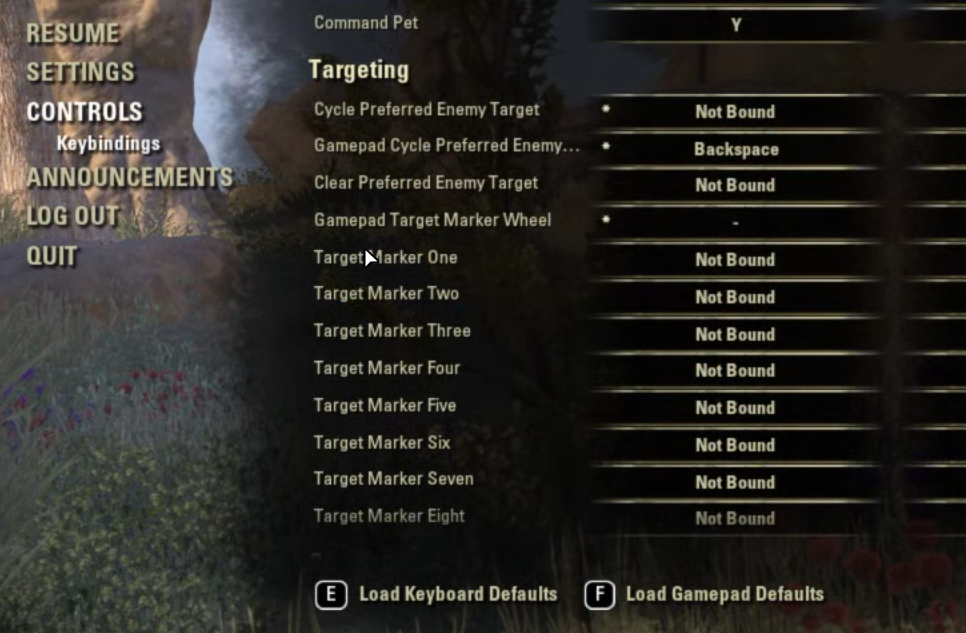 How Can I Rebind The Target Marker Wheel Without Changing Tab Targeting How Can I Rebind The Target Marker Wheel Without Changing Tab Targeting