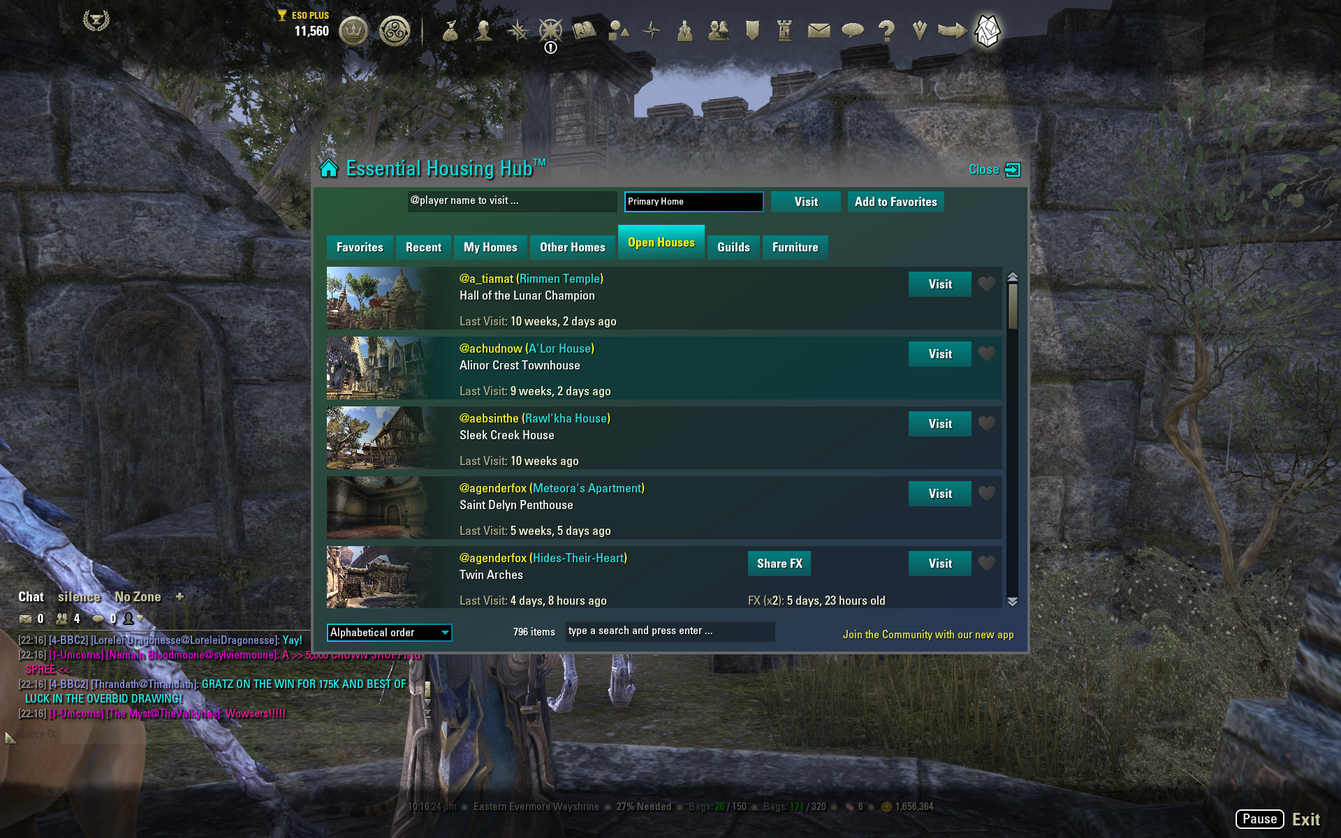 Who can see what you renamed your House, and where? — Elder Scrolls Online