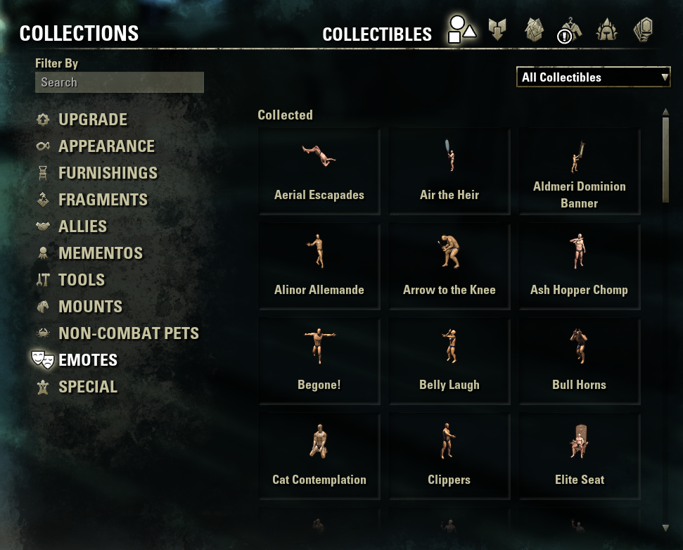 Adding slash command emotes to quickslot? — Elder Scrolls Online