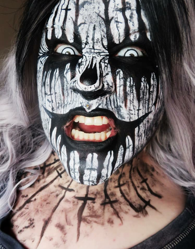 The black metal corpse makeup tutorial 