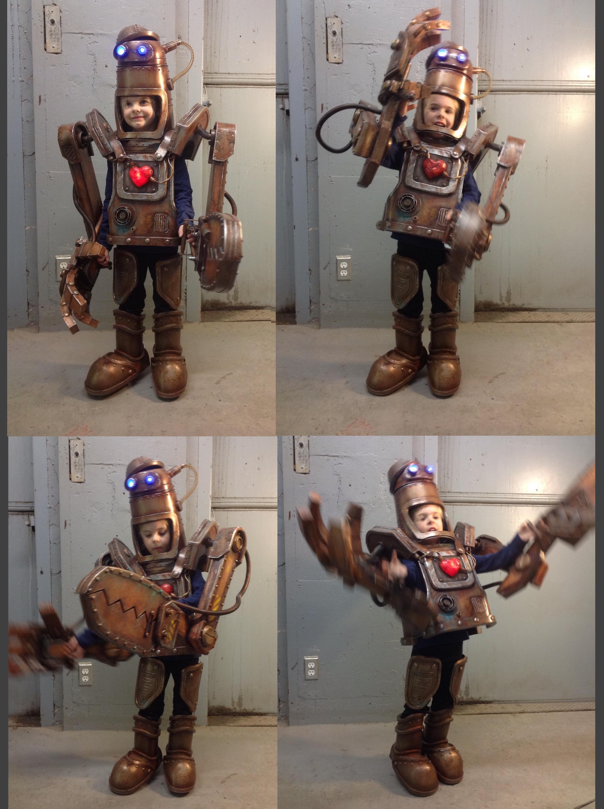 "RIVET" ROBOT HALLOWEEN COSTUME — Stan Winston School of Character Arts