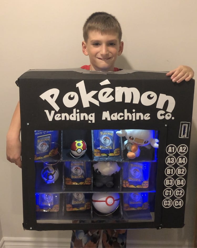 how to make a pokemon card vending machine