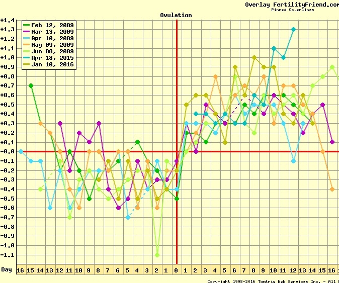 taking a break from temping and opks the bump pregnancy temp charts