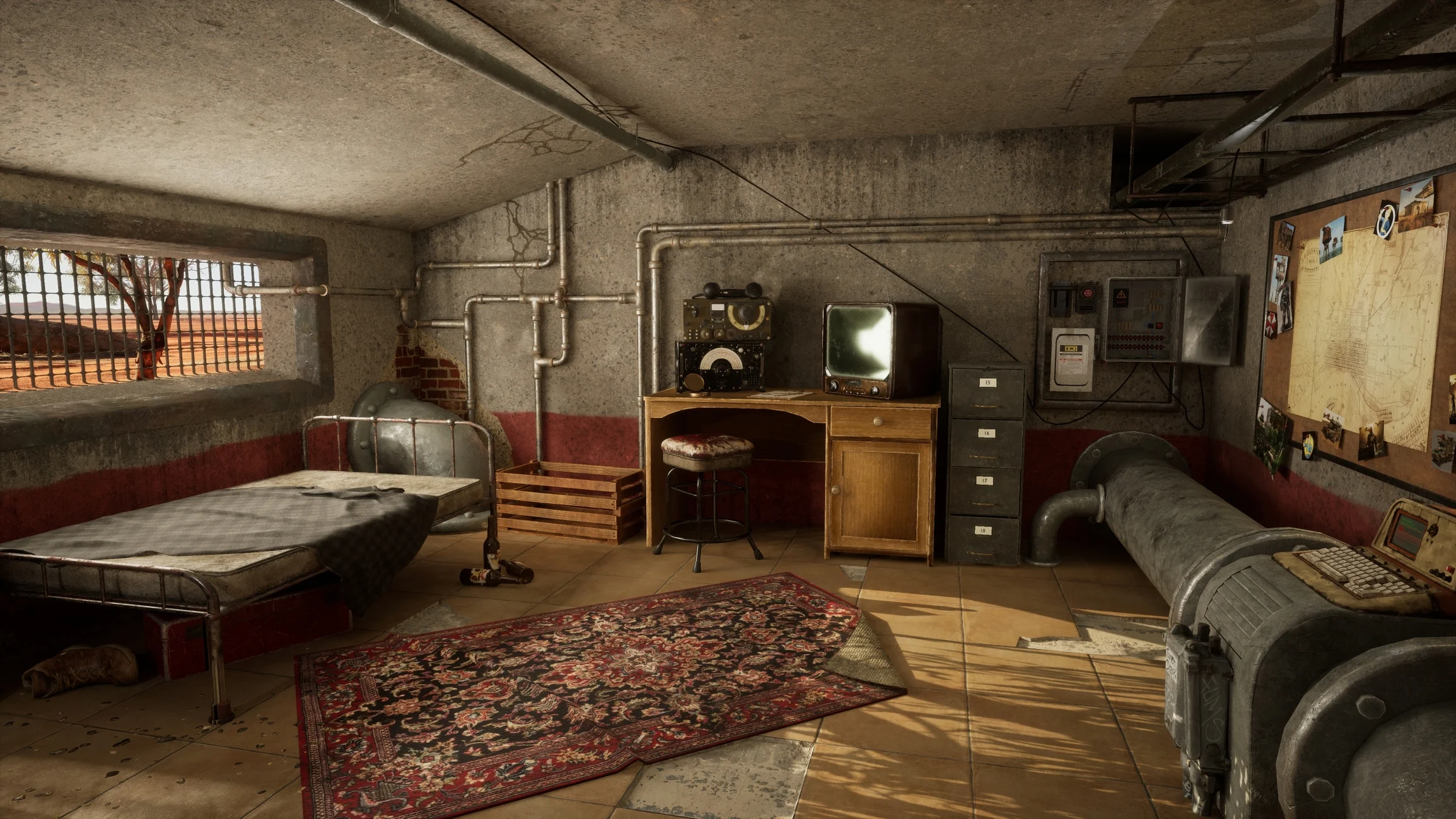 Post Apocalyptic Bunker — Polycount 8231