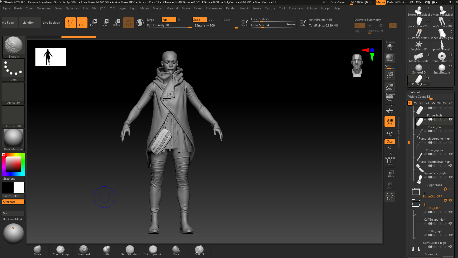 maya zbrush scale