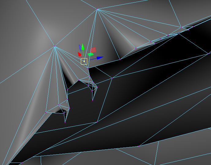 how to fix triangles in zbrush