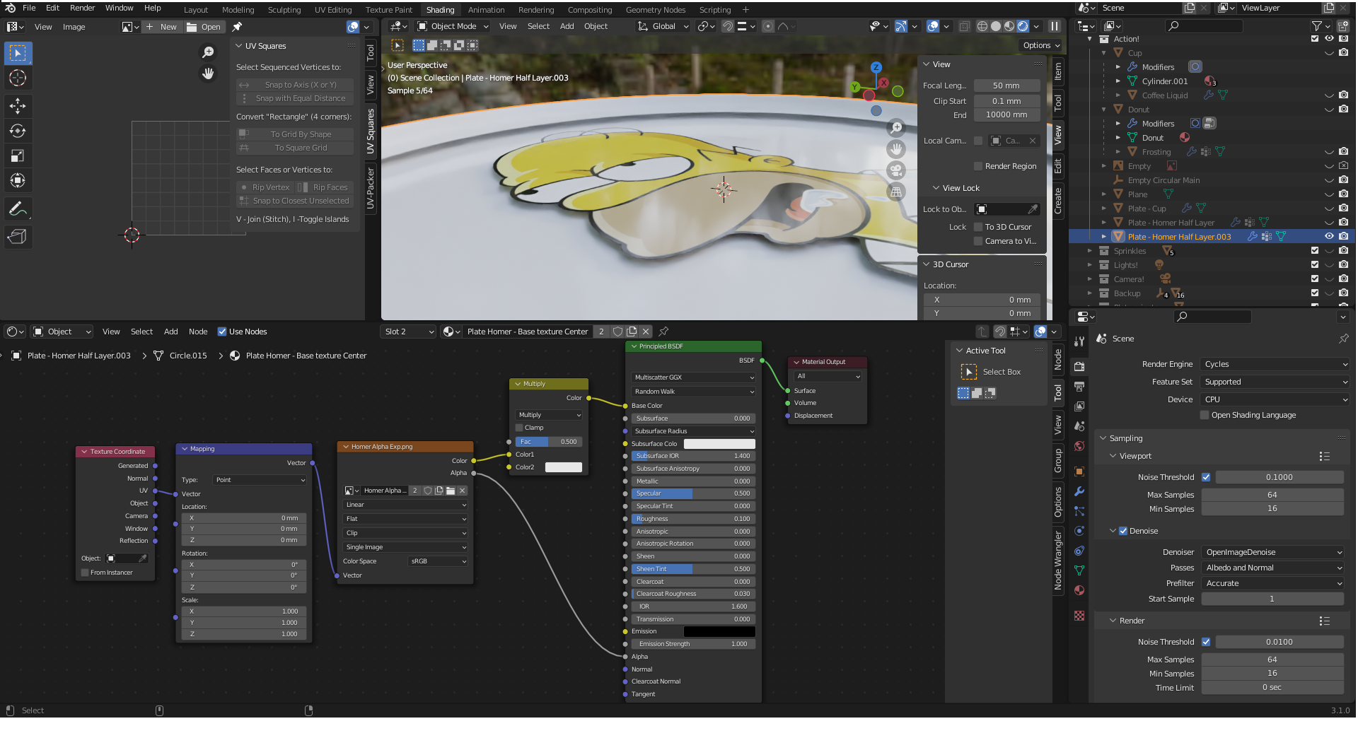 Cycles Glass: Transparent shadows? - Support / Materials and