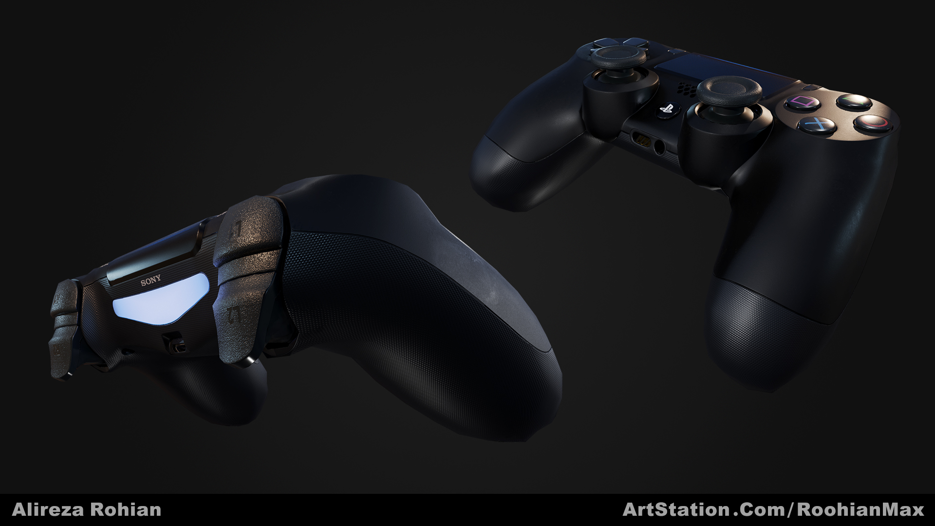 ArtStation - Sony PS4 Controller - Playstation DualShock 4 3D