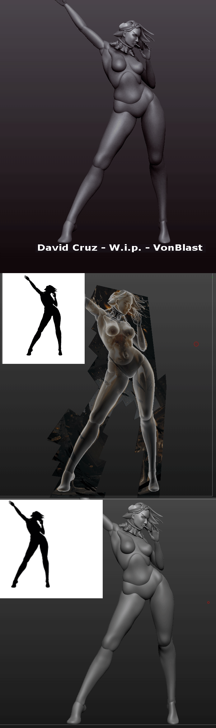 WIP] Scylla Von blast [Nudity,XXX,NSFW] — polycount