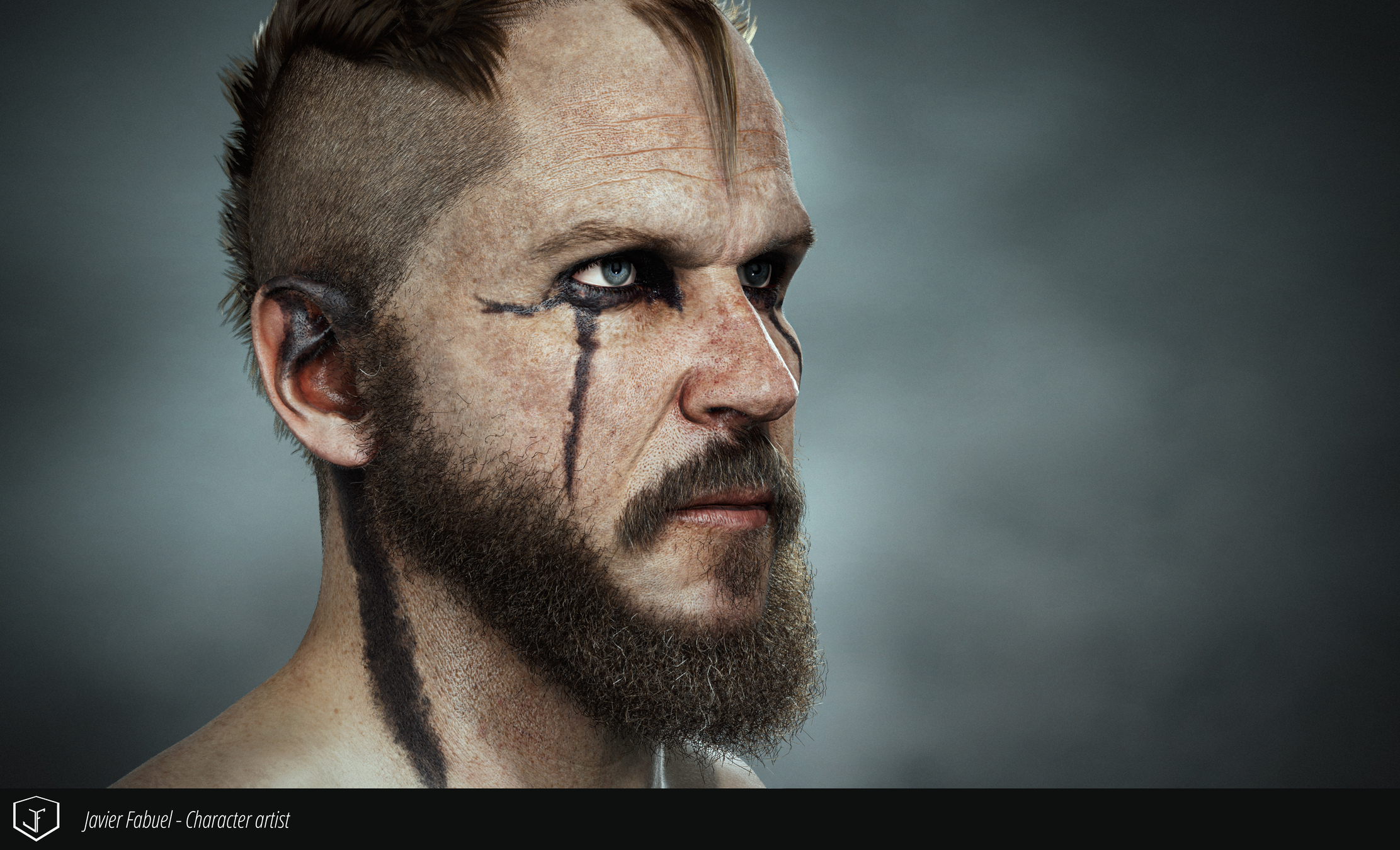 Floki Vikings Makeup