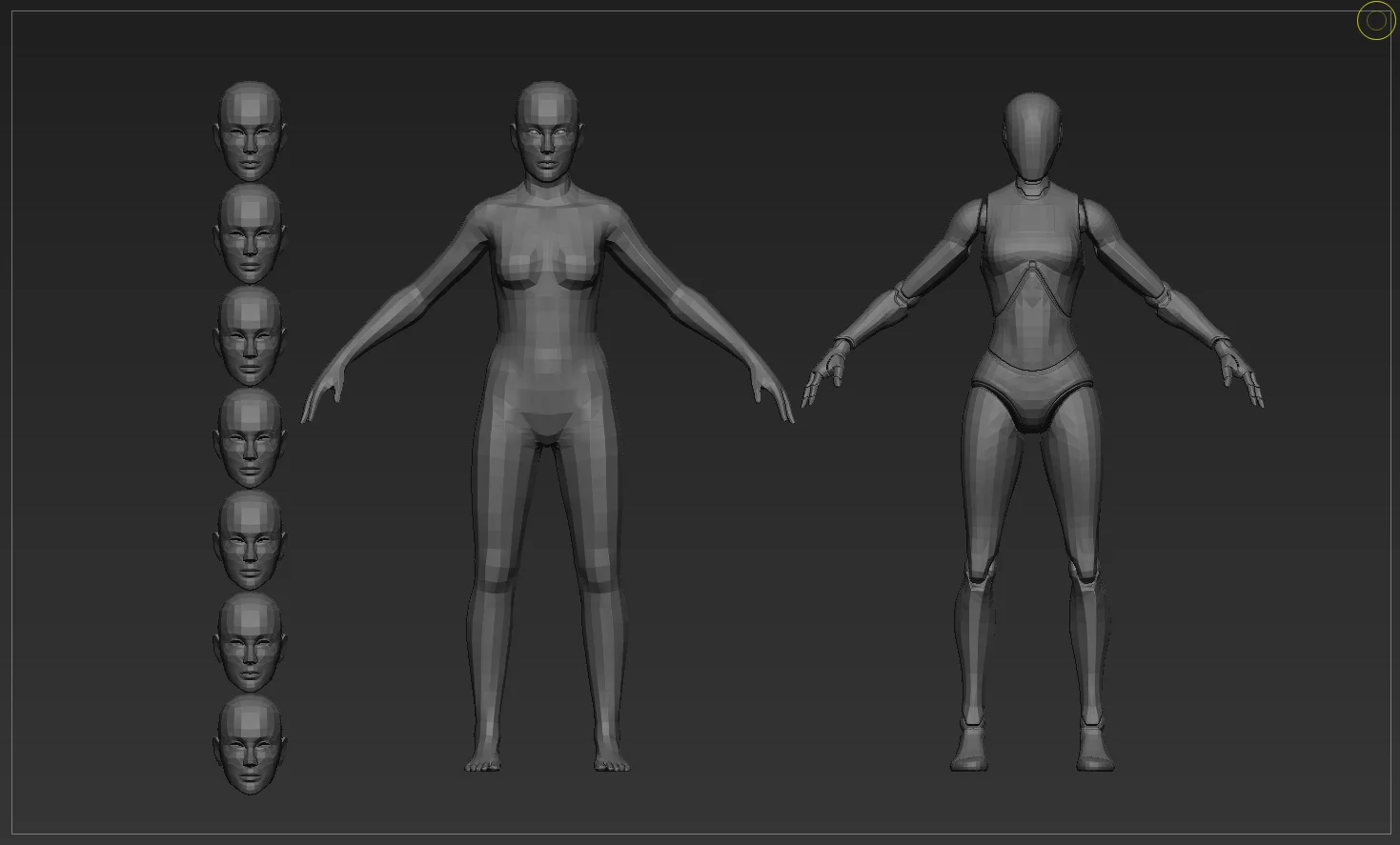 ArtStation - Character Pose Model Sheet - Visual Development