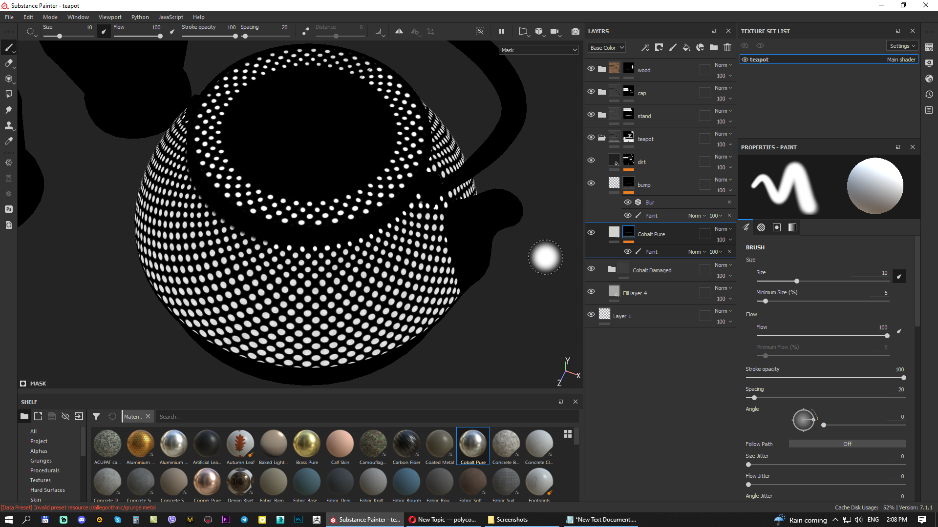 Dots Effect Polycount