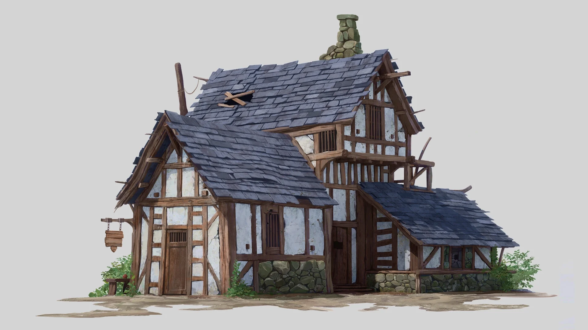 Medieval Pub Diorama in Unreal Engine 4 — Experience points