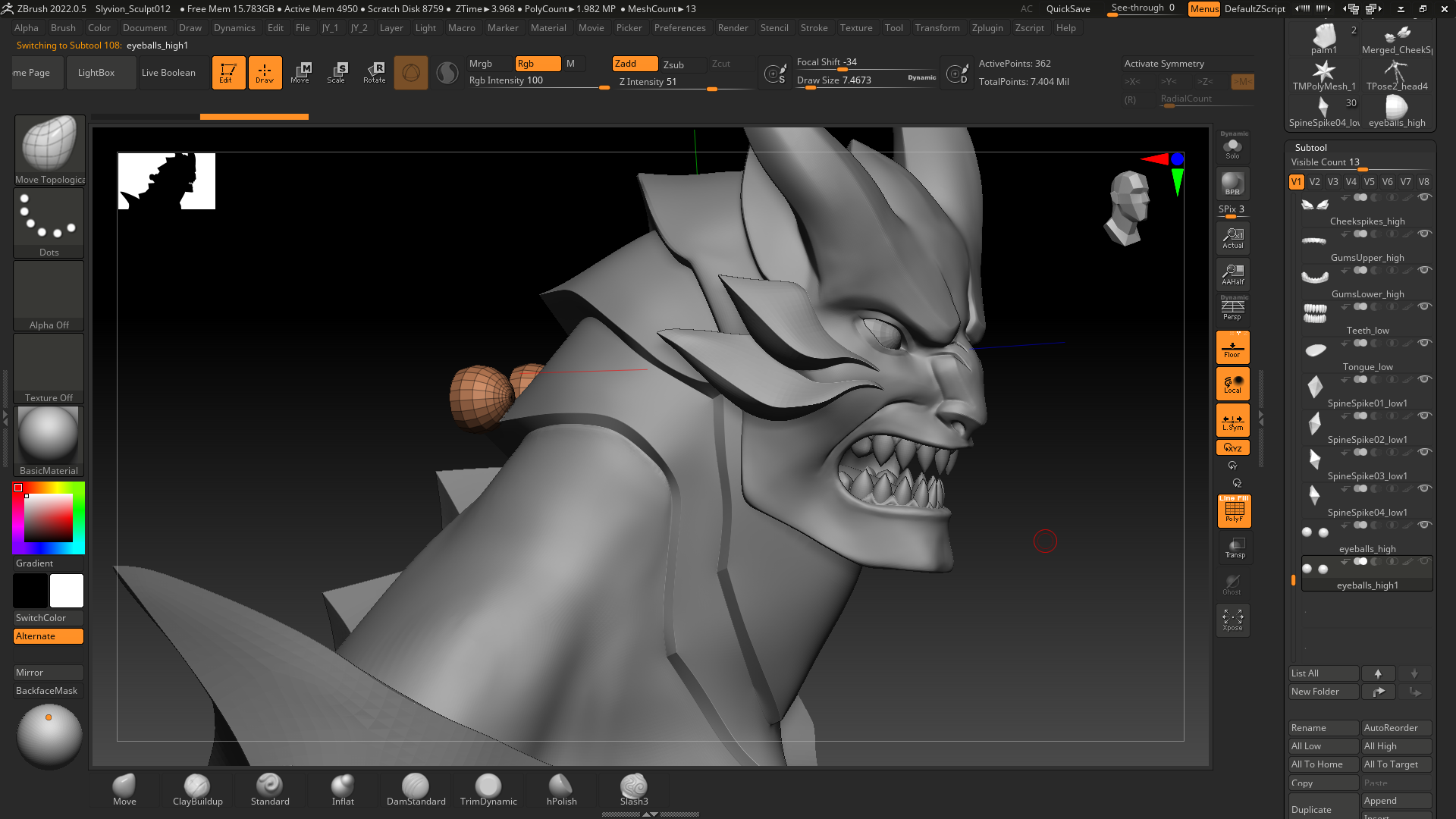 importing clothes from maya to zbrush