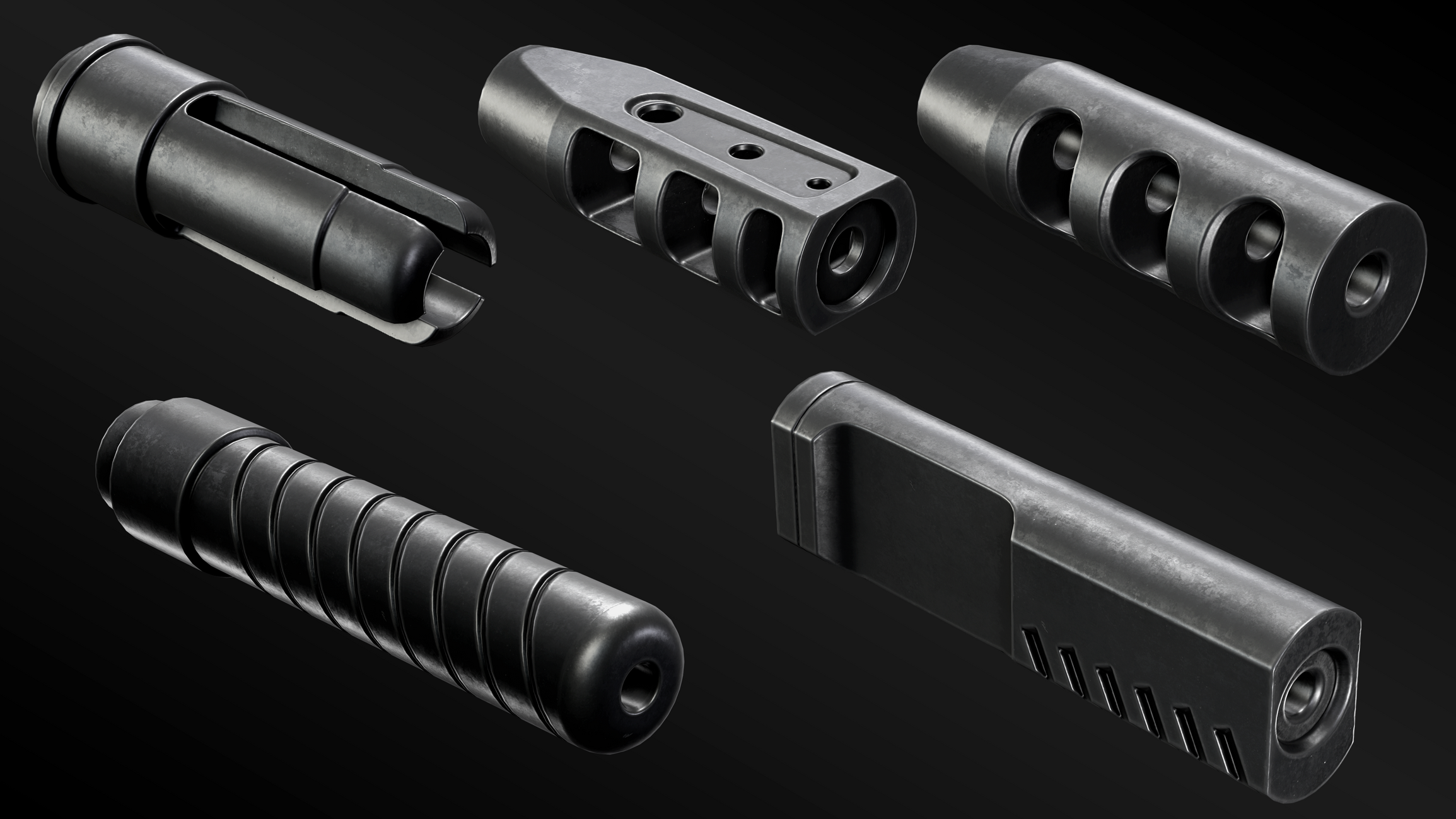 TCW_AR15_PBR_GameReady_Muzzle_#1_by_ArmenMovsisyan.png