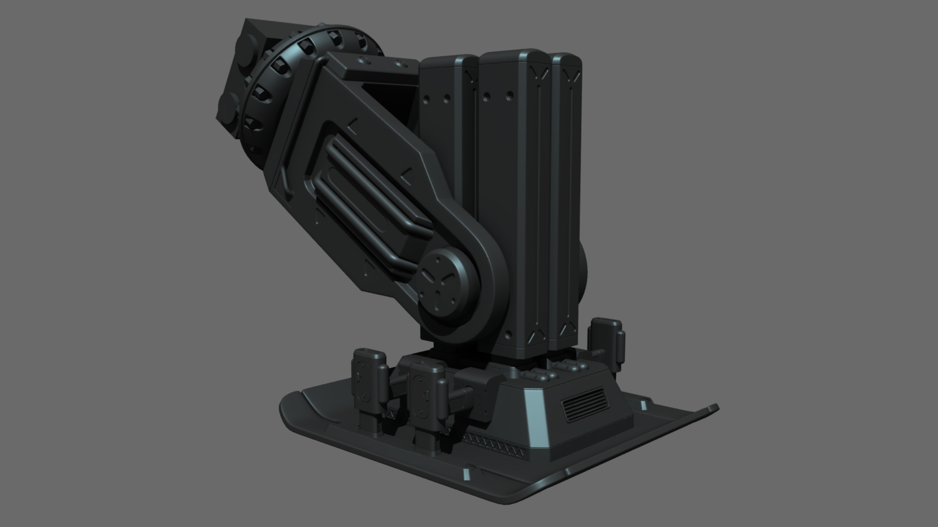 Sci Fi Arctic Research Base — polycount