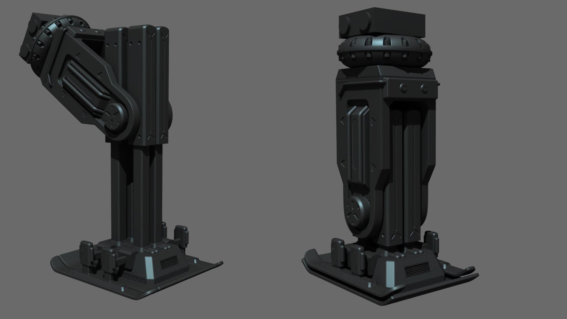 Sci Fi Arctic Research Base — polycount