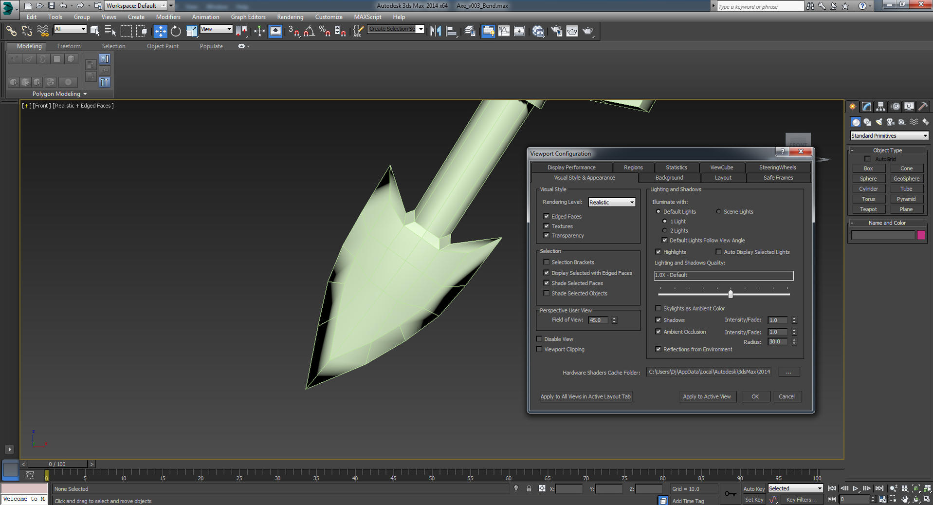3DS Max Questions (from a noob) — polycount