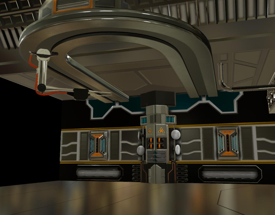 Sci Fi Hangar Bar - WIP — polycount