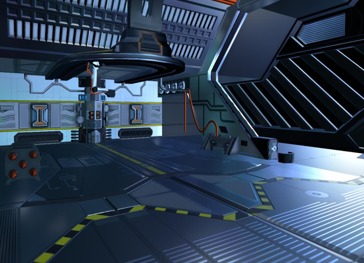 Sci Fi Hangar Bar - WIP — polycount