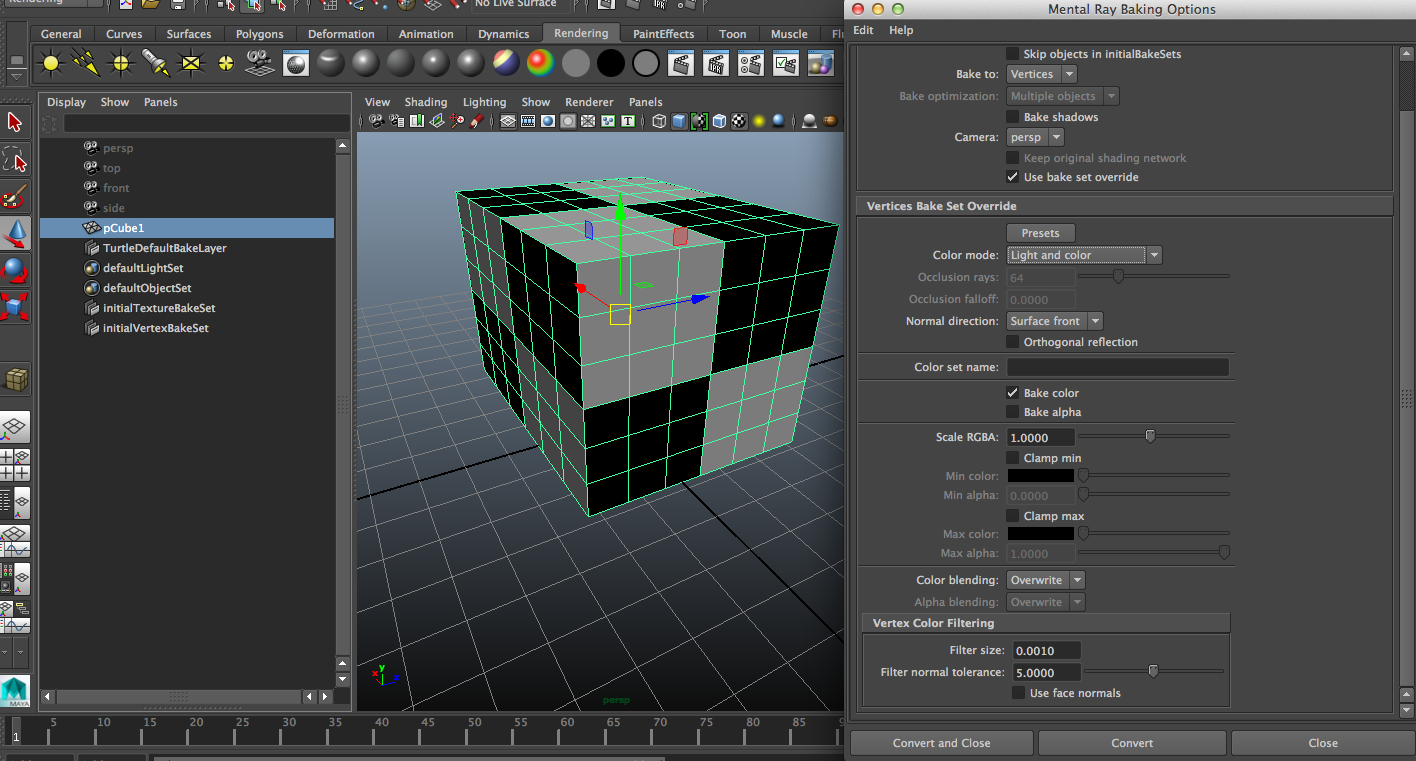 Maya Bake Vertex Color, One Color Per Polygon — polycount Maya Bake Vertex Color, One Color Per Polygon — polycount