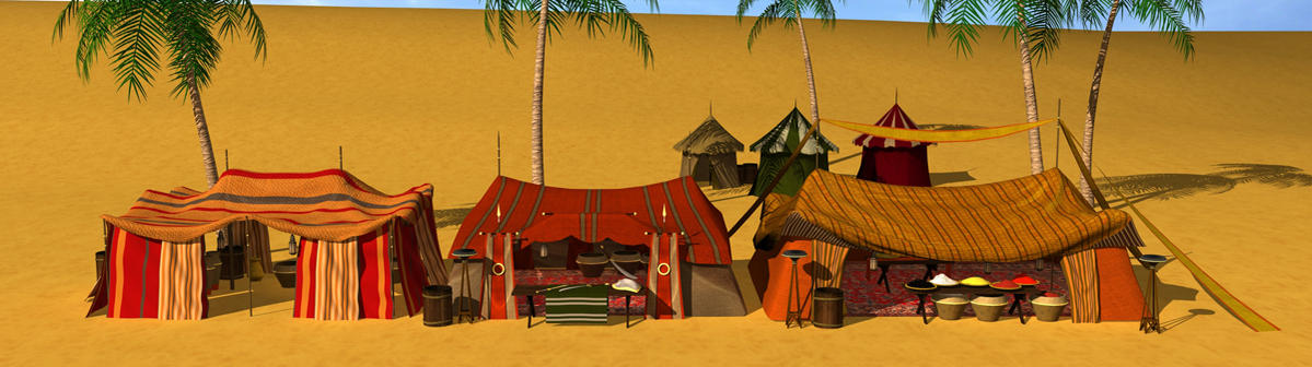 Desert City - Environment WIP — polycount