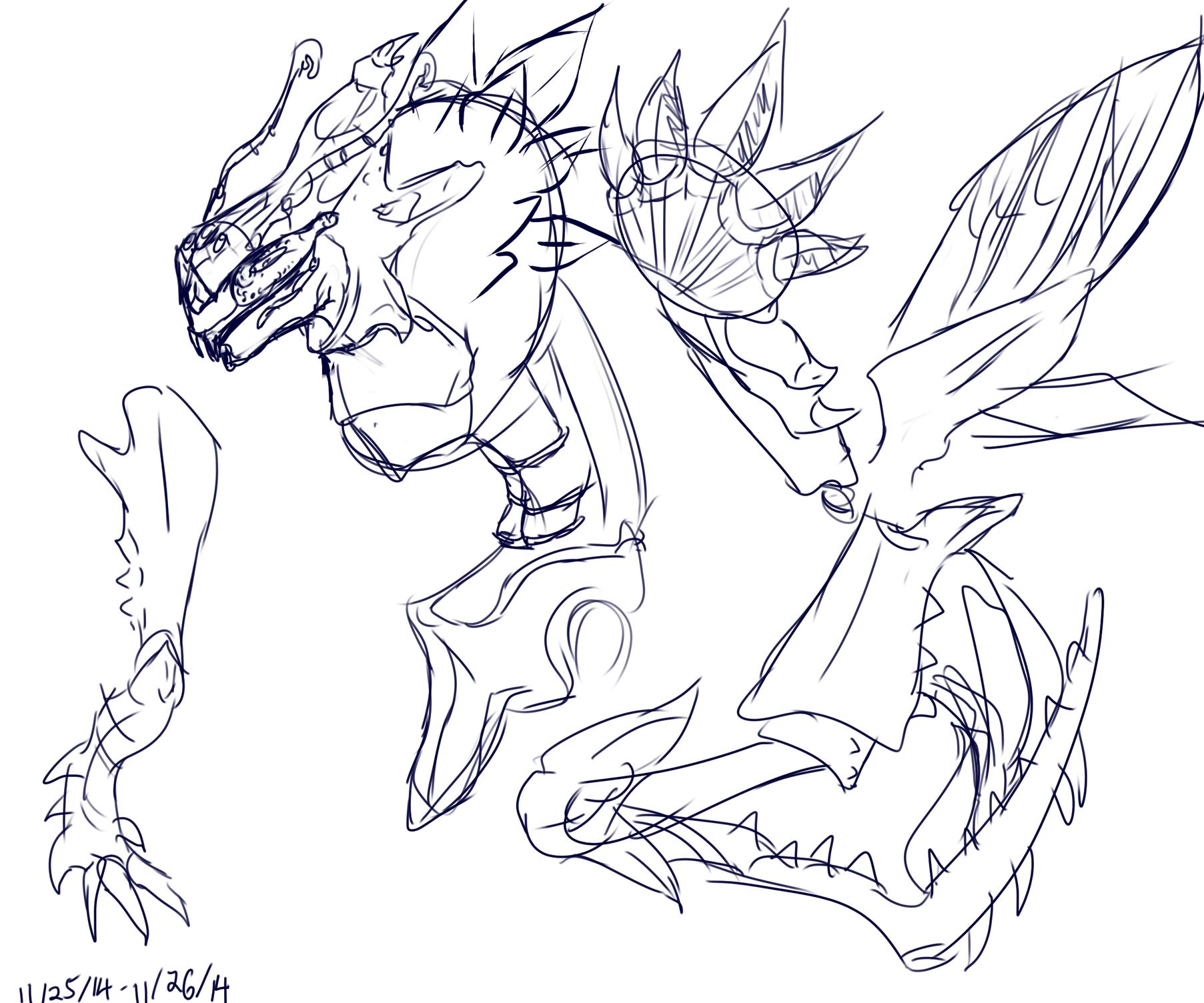 Kah'Zix Illustration WIPs and inspiration — polycount, image size:1805x1504