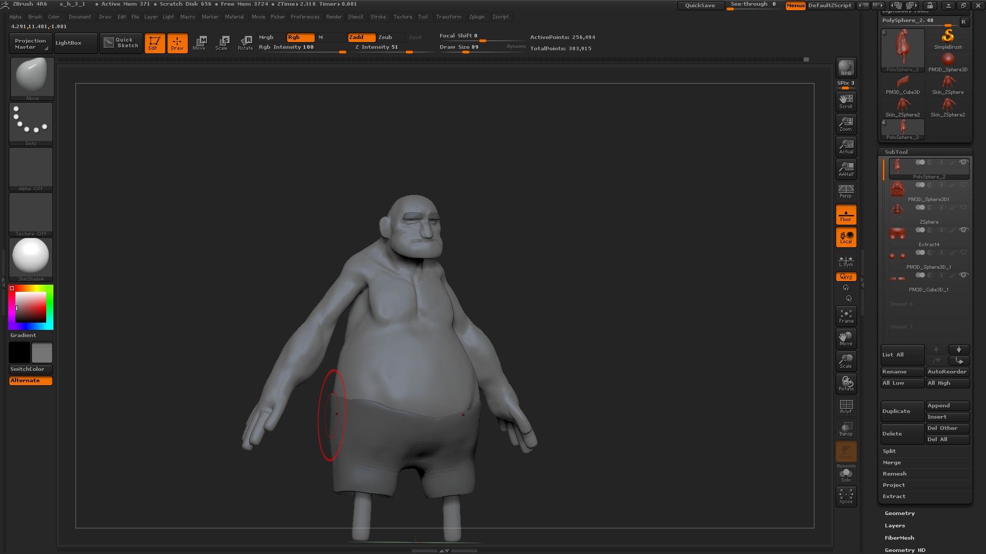 need help character modeling — polycount