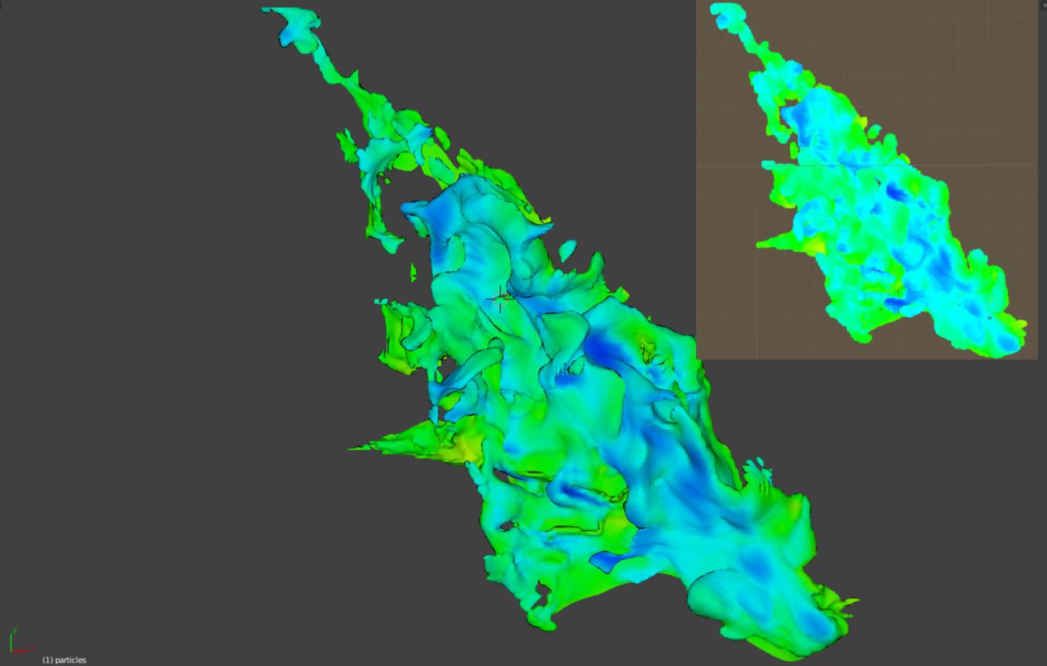Cloud animation to Unity — polycount