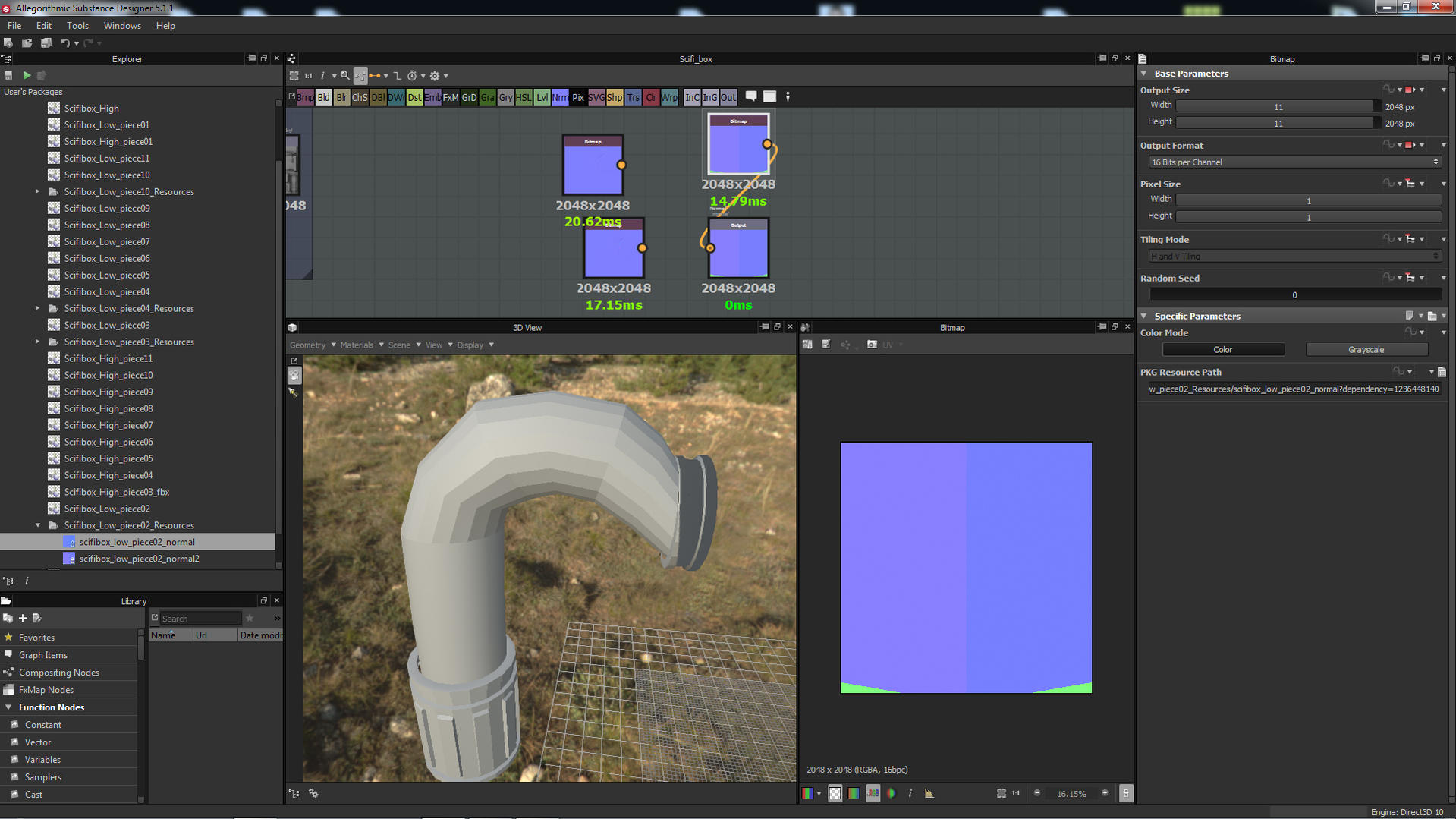 Baking normals — polycount