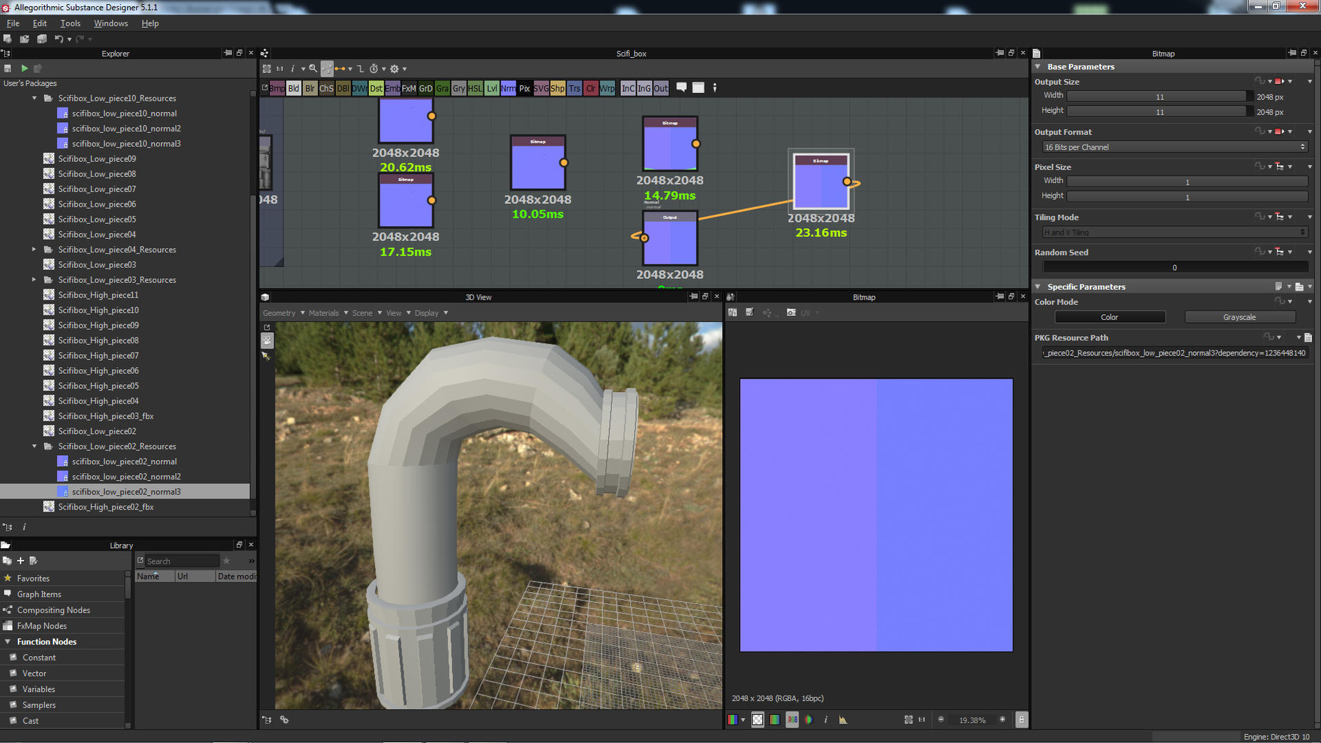 Baking normals — polycount