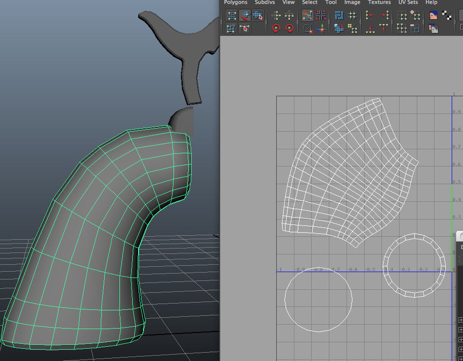 UV mapping a revolver — polycount