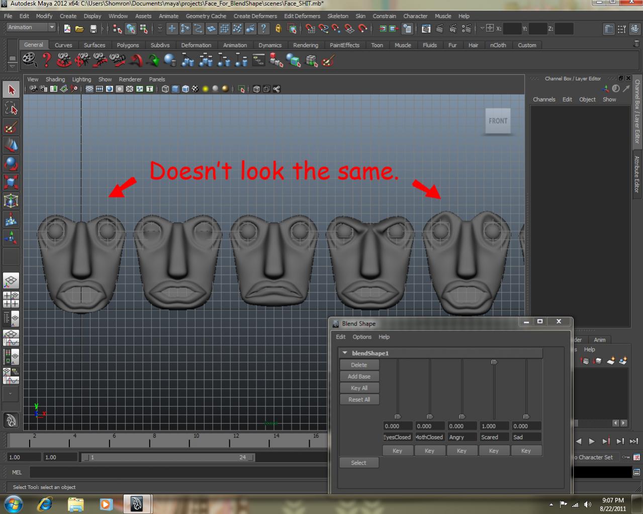 Experiencing technical difficulties with Maya 2012 — polycount